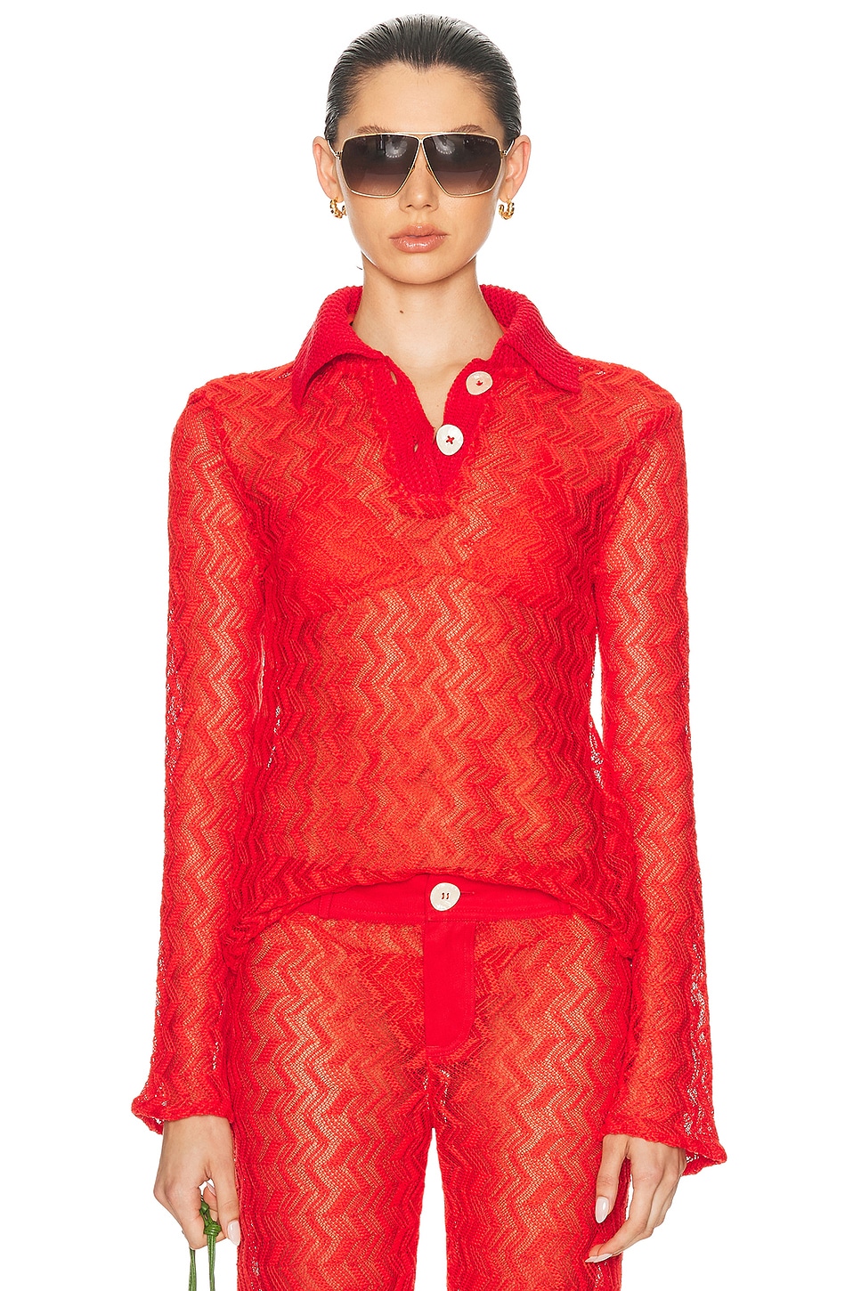 Eliou Andre Top In Red