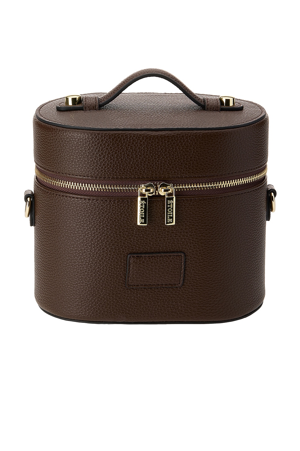 Etoile Collective Oval Toiletry Case In Espresso