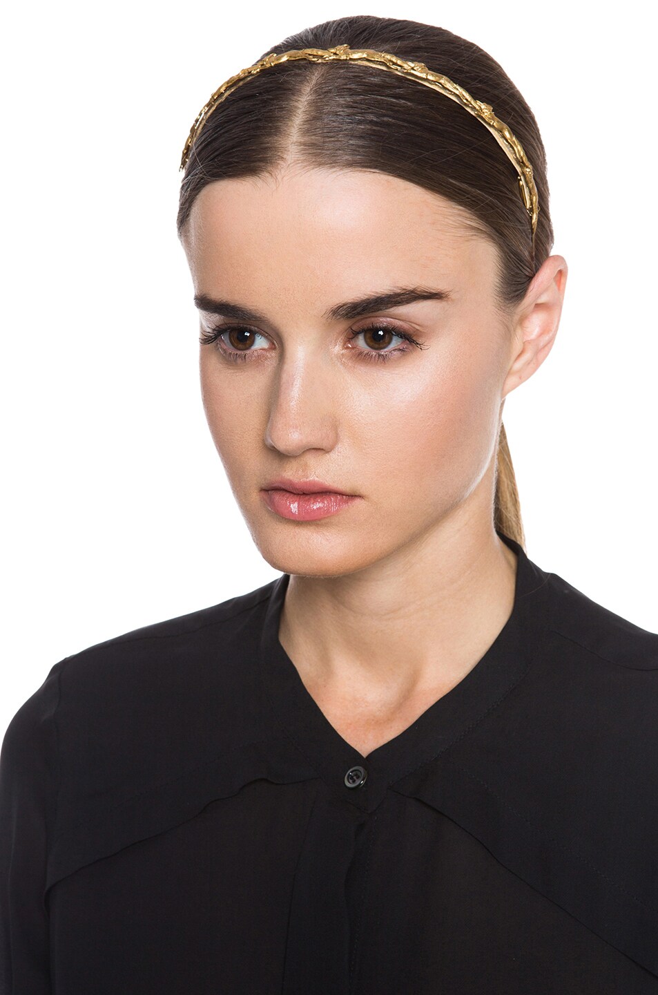 Image 1 of Eugenia Kim Inga Headband in Gold