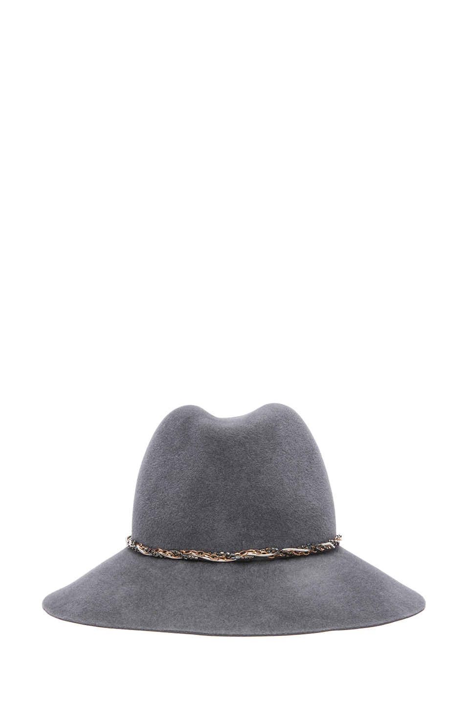 Image 1 of Eugenia Kim Farrah Floppy Hat in Charcoal