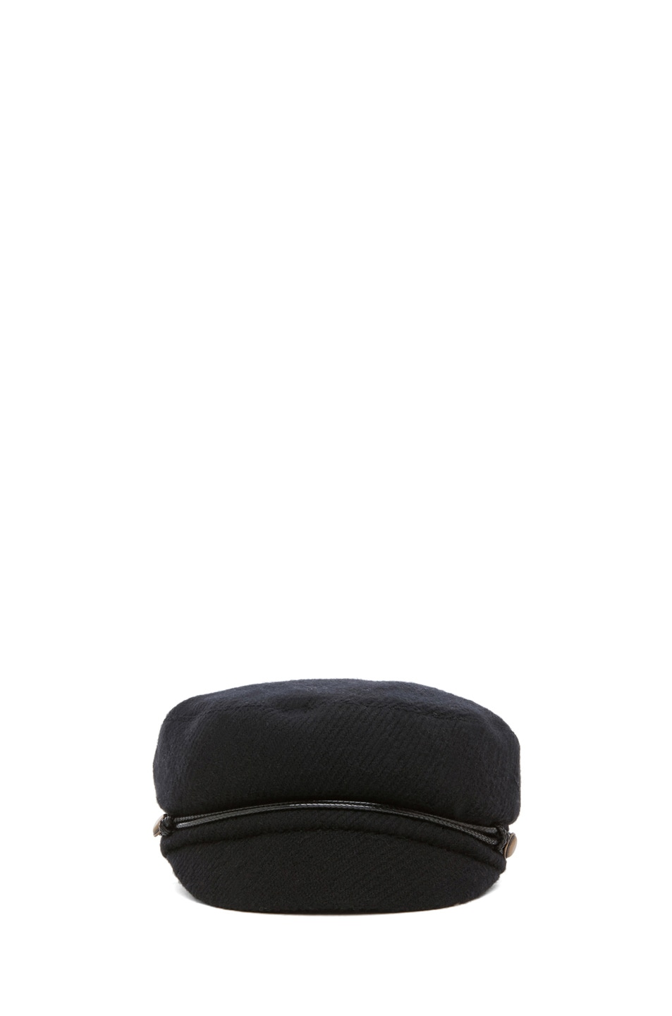 Image 1 of Eugenia Kim Elyse Boucle Cashmere Cap in Black