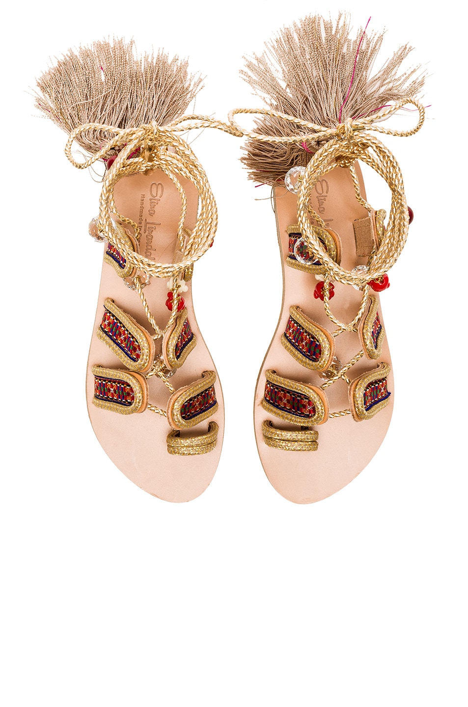 Image 1 of Elina Linardaki The Great Gatsby Sandals in Multi