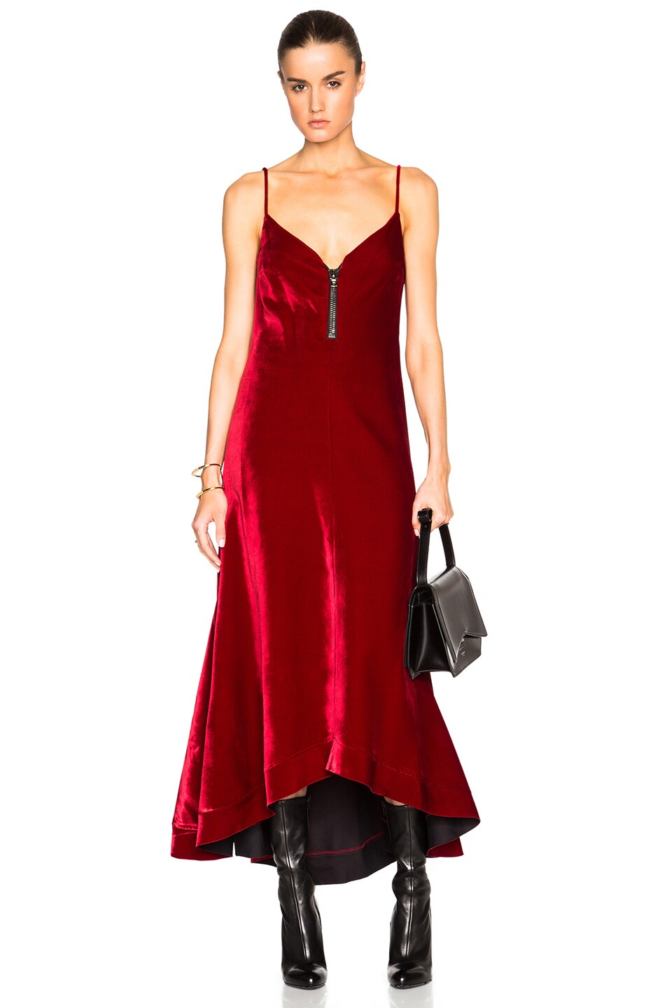 Image 1 of Ellery Roulette Dress in Rouge