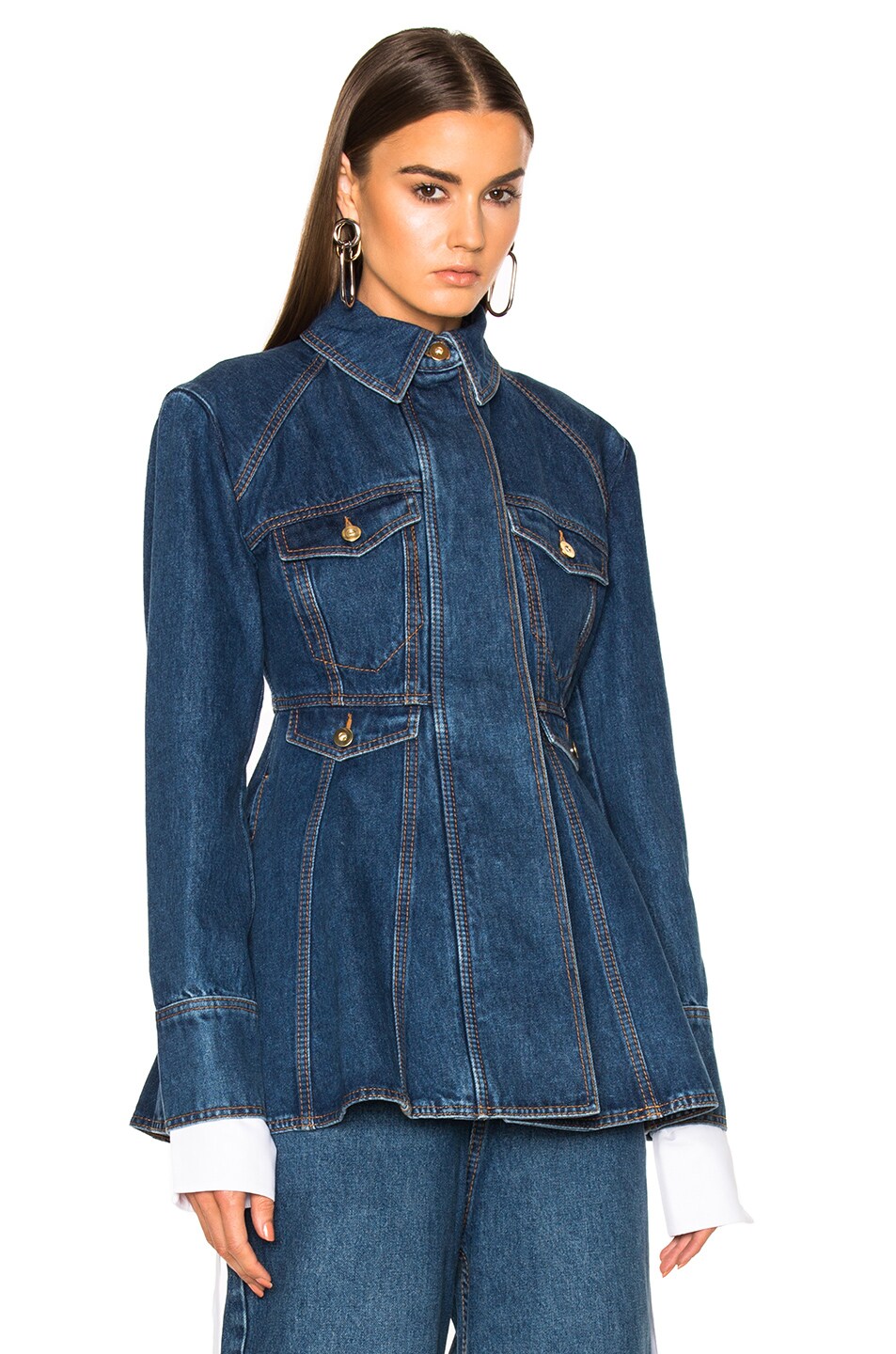 Image 1 of Ellery Pro Protest Jacket in Mid Blue