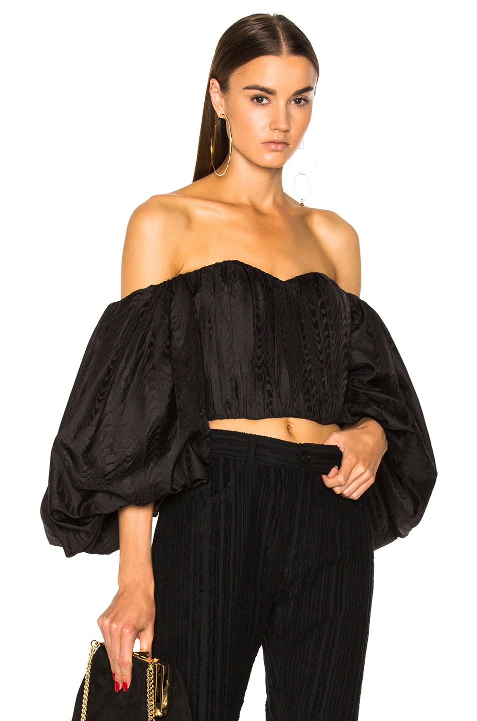 Image 1 of Ellery Lady Chatterly Top in Black