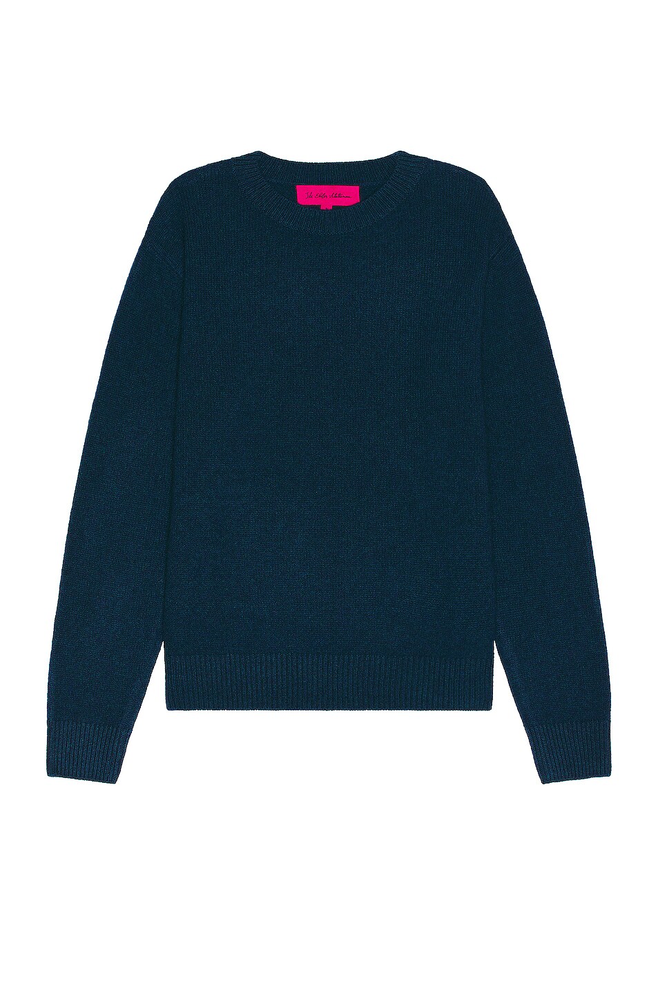 The Elder Statesman Simple Sweater in Peacock Blue | FWRD