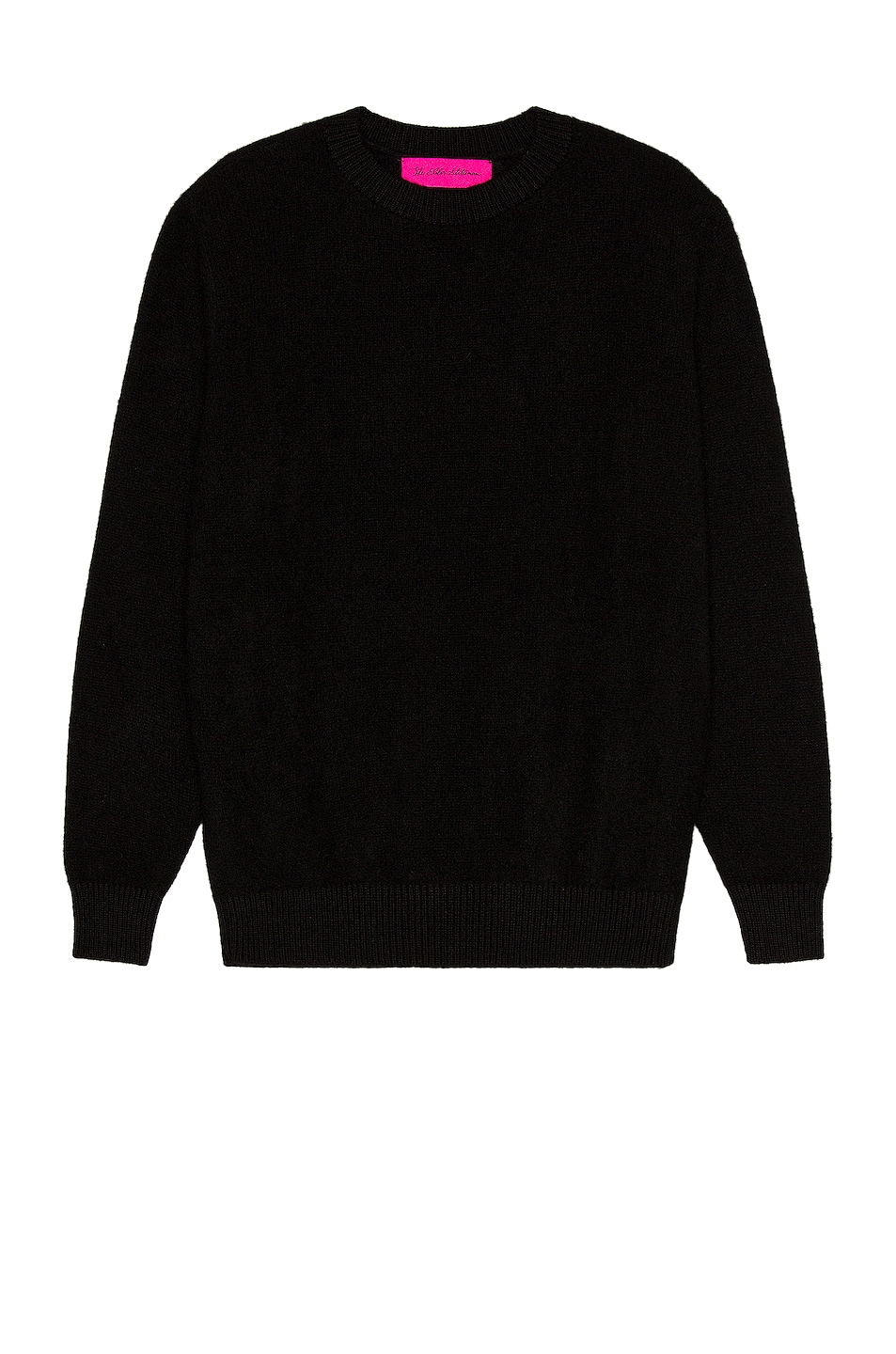 Image 1 of The Elder Statesman Simple Crew Sweater in Black