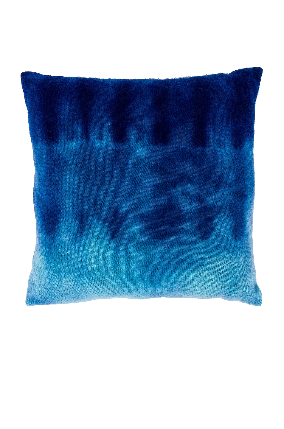 Image 1 of The Elder Statesman Cashmere Gradient Pillow in White & Blue