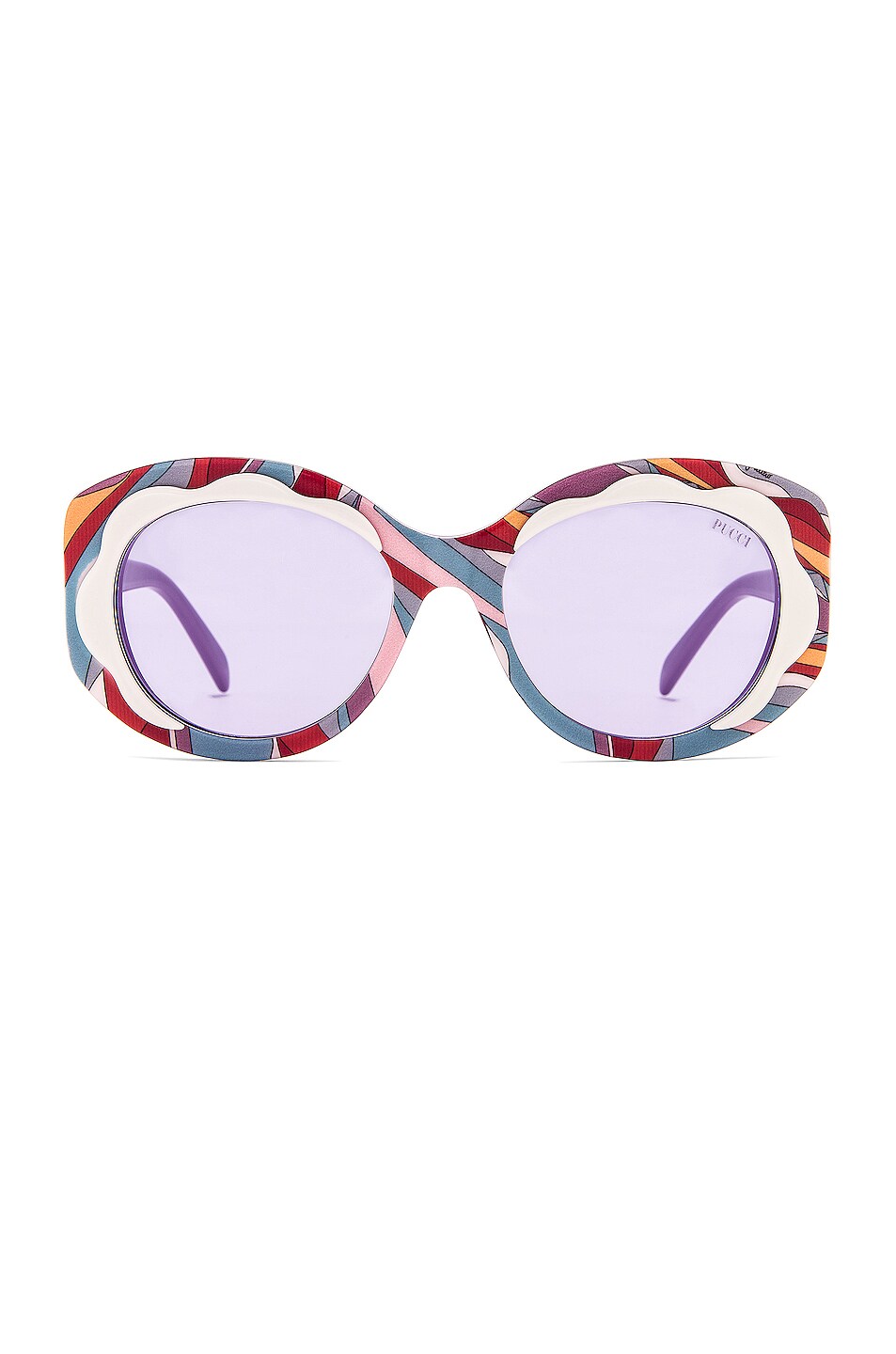 Image 1 of Emilio Pucci Acetate Sunglasses in Purple