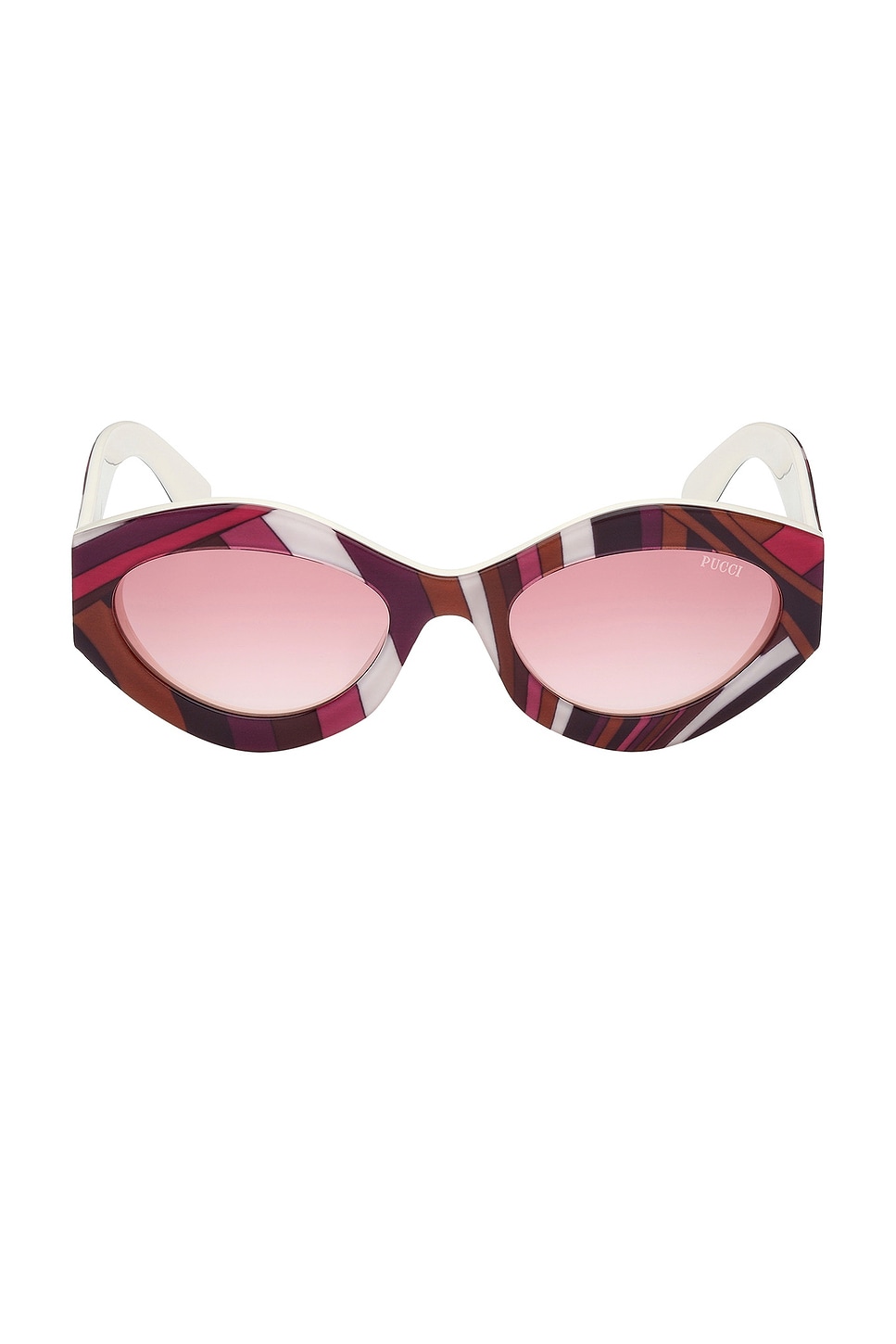 Oval Sunglasses in Fucshia