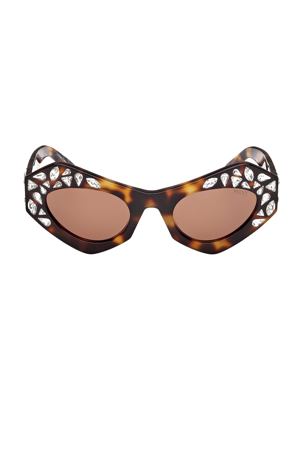 Cat Eye Sunglasses in Brown