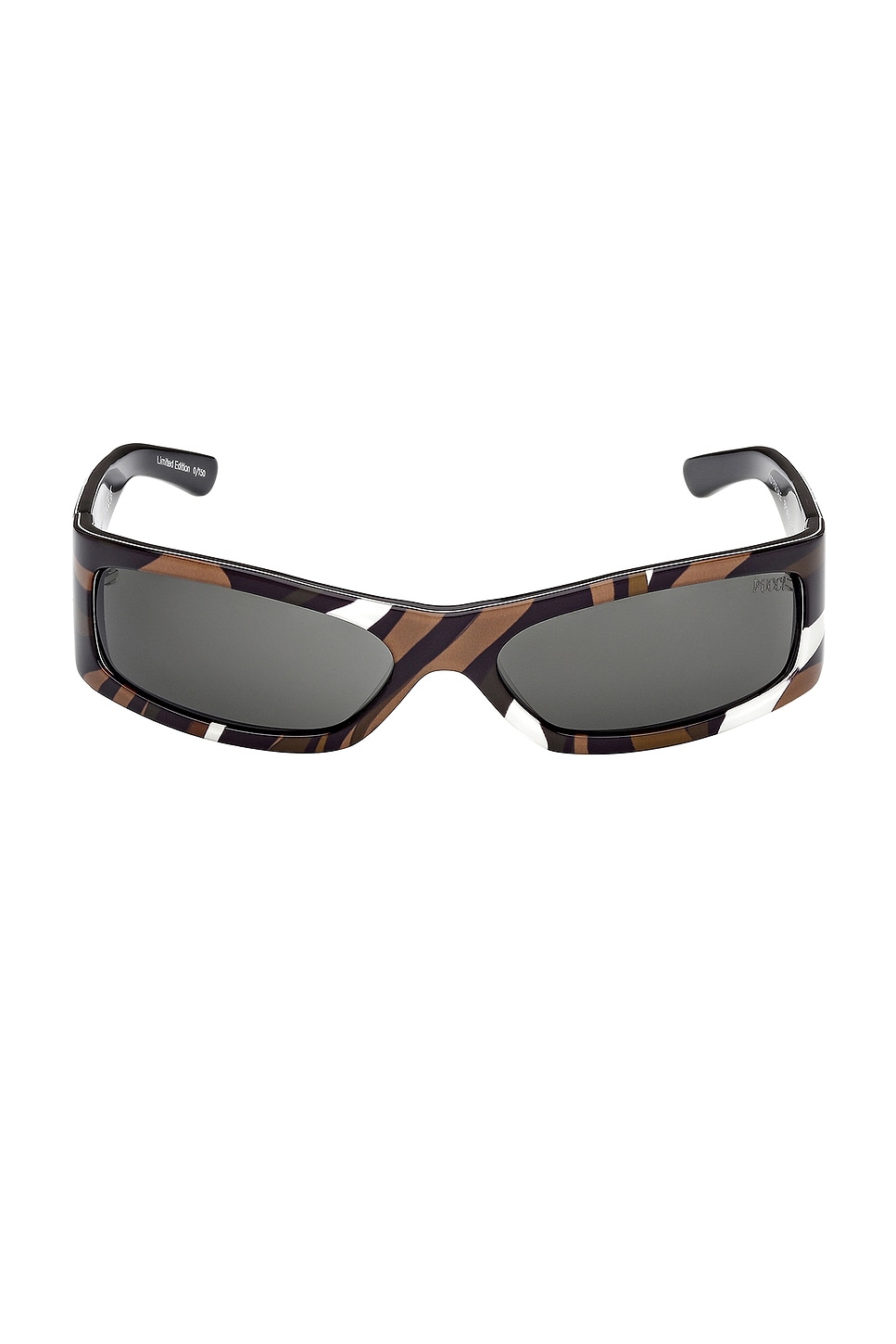 Rectangle Sunglasses in Brown