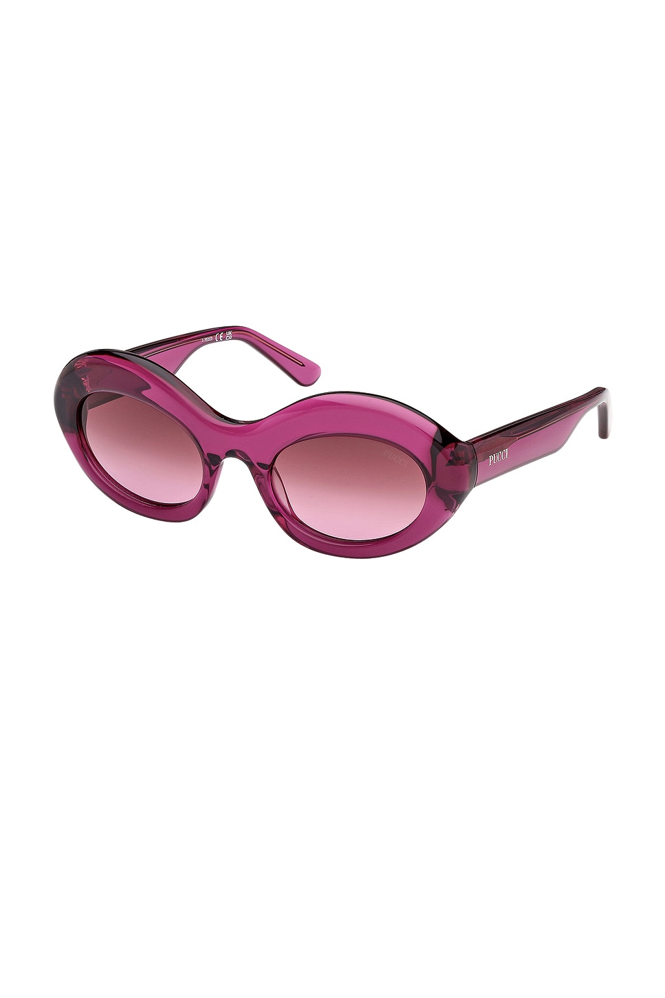 Pucci Oval Sunglasses In Multi