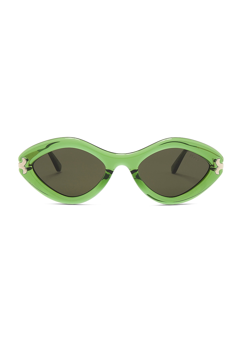 Oval Sunglasses in Green