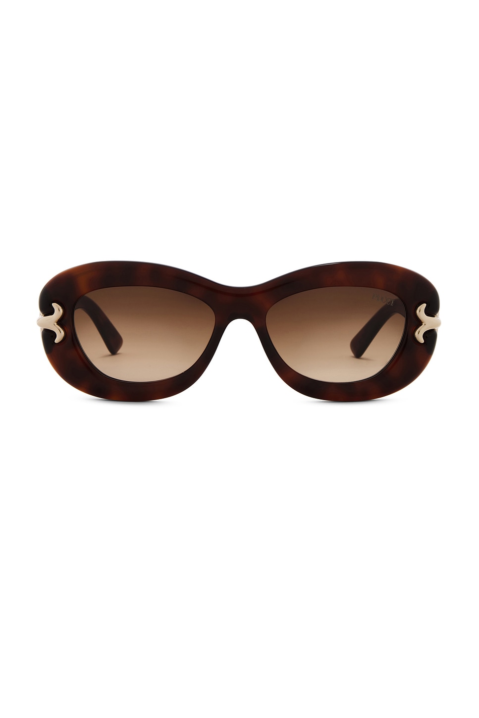 Oval Sunglasses in Brown