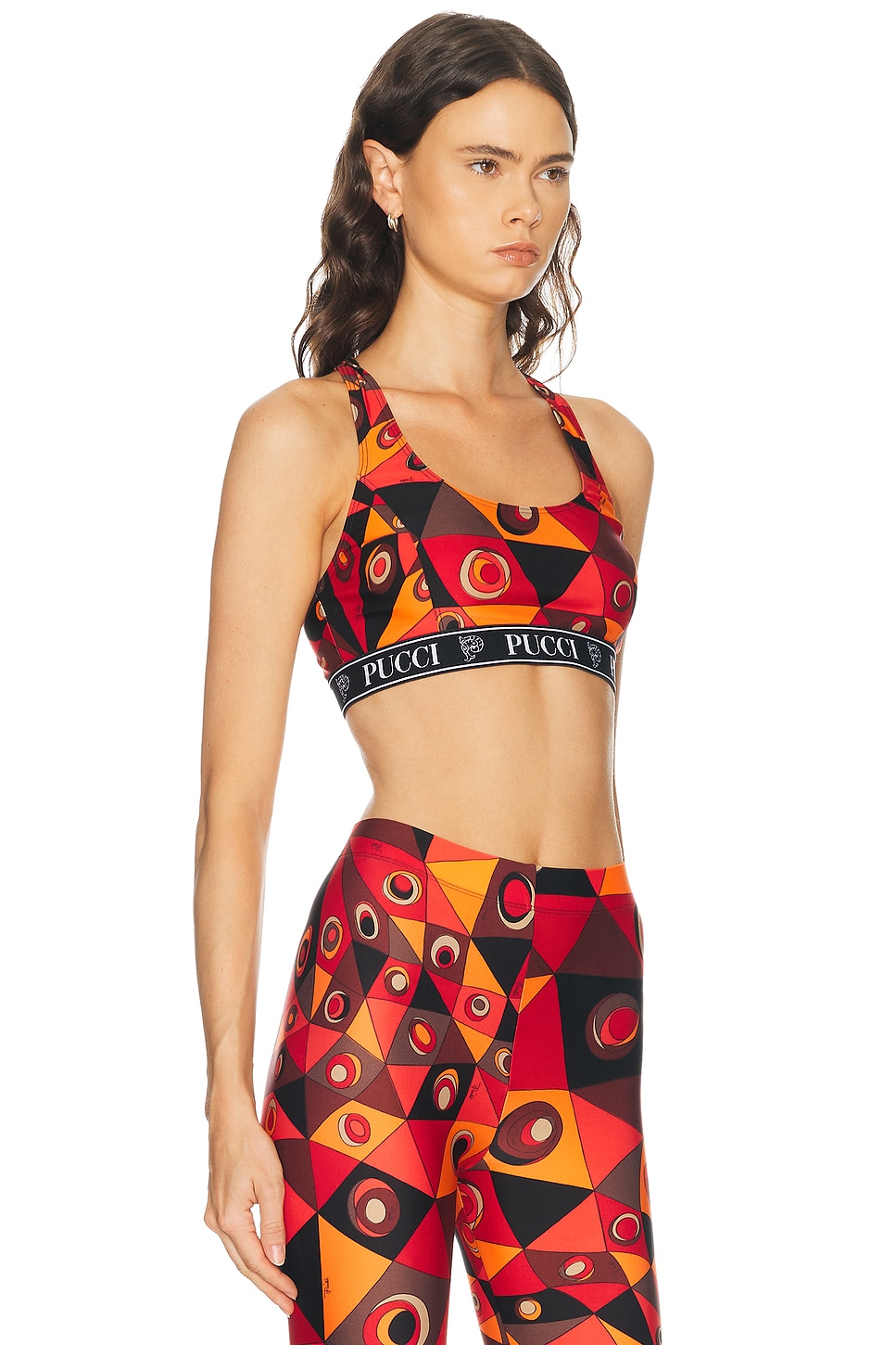 Emilio Pucci Lycra Sports Bra | Thumbnail 2 Emilio Pucci Lycra Sports Bra | Thumbnail 2