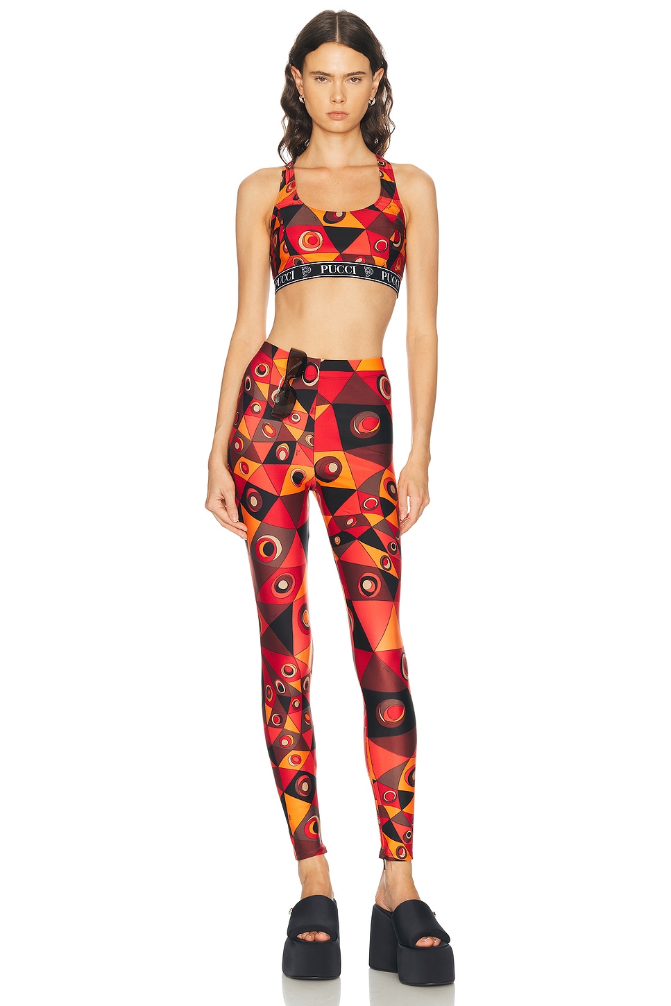 Pucci Lycra Legging In Multi
