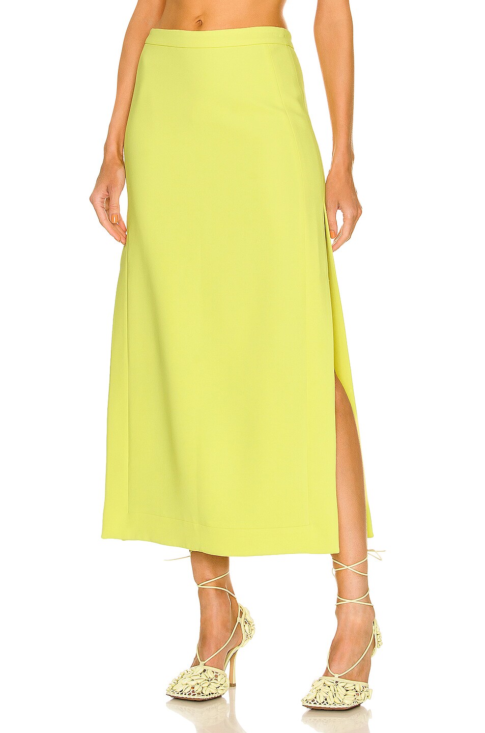 Image 1 of Emilio Pucci Pencil Skirt in Lime