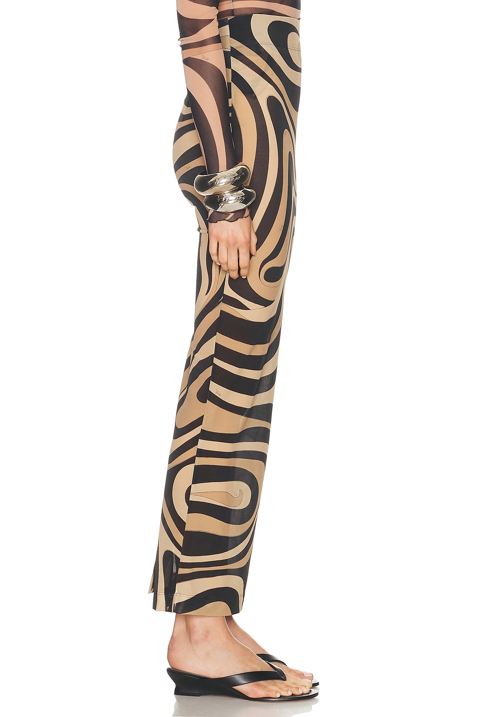 Pucci Maxi Skirt In Brown