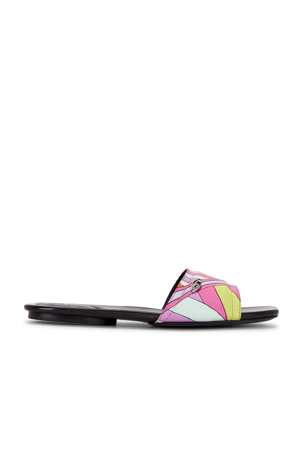 Pucci Silk Twill Slide In Multi