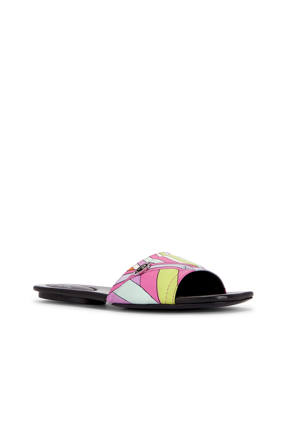Pucci Silk Twill Slide In Multi