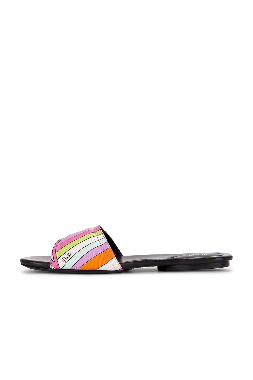Pucci Silk Twill Slide In Multi