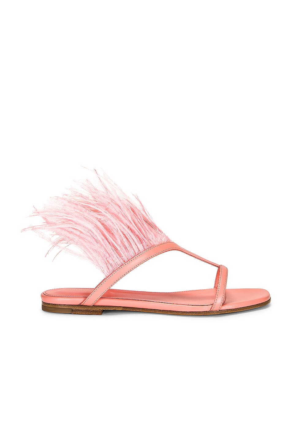 Image 1 of Emilio Pucci Feather Sandals in Rosa