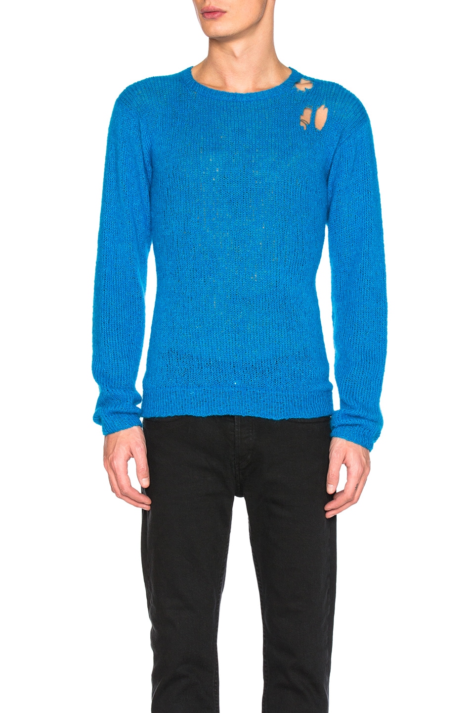 Image 1 of Enfants Riches Deprimes Hand Knit Sweater in Blue
