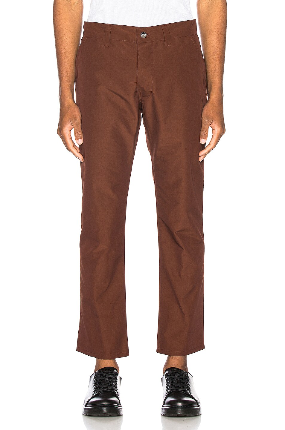 Image 1 of Enfants Riches Deprimes Nylon Five Pocket Trouser in Brown