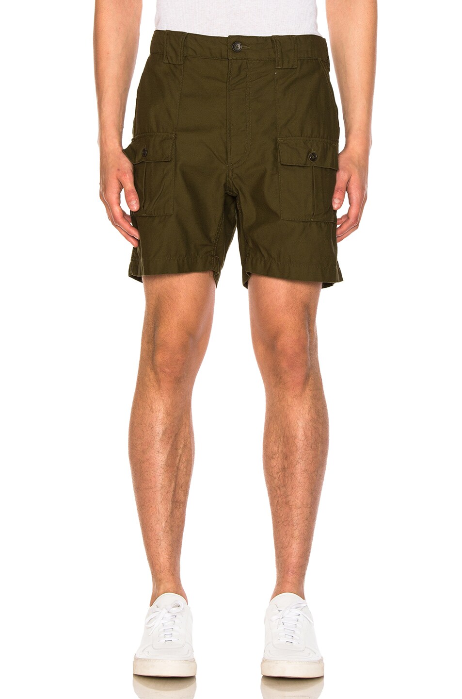 Image 1 of Engineered Garments Ranger Shorts in Olive