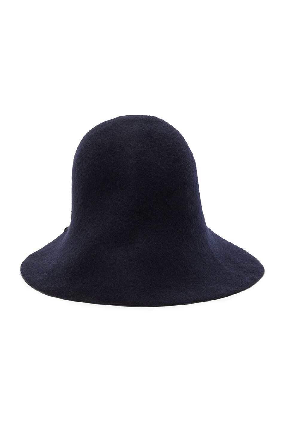 Image 1 of Engineered Garments Snap Felt Hat in Navy