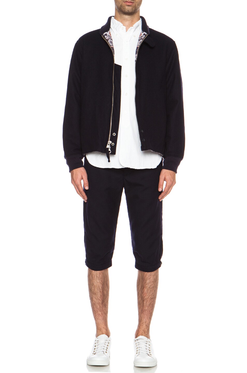 Engineered Garments Liner Jacket in Navy FWRD