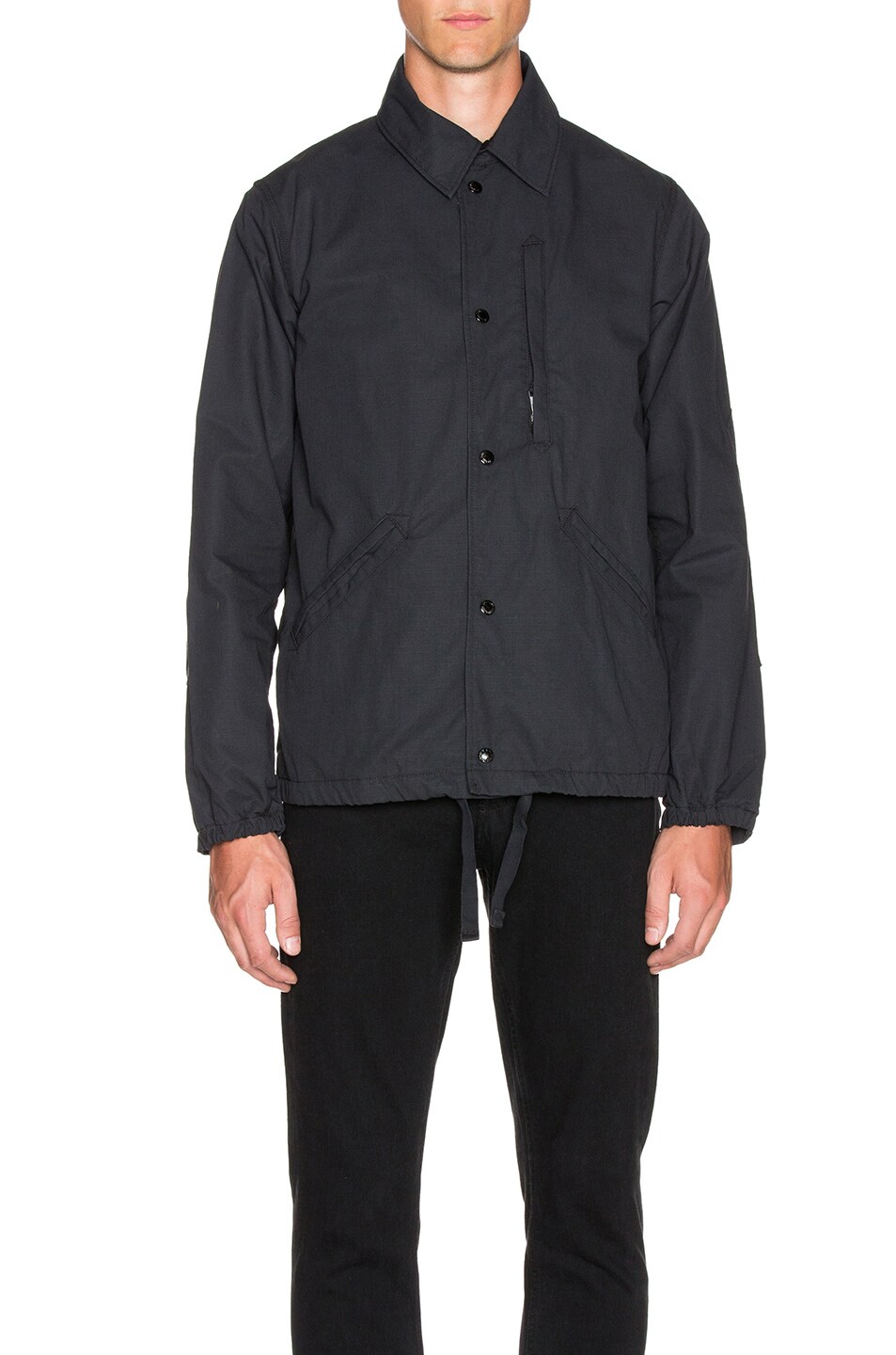 Image 1 of Engineered Garments Ground Nyco Ripstop Jacket in Black