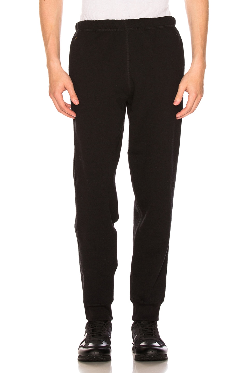 Image 1 of Engineered Garments Fleece Sweatpants in Black