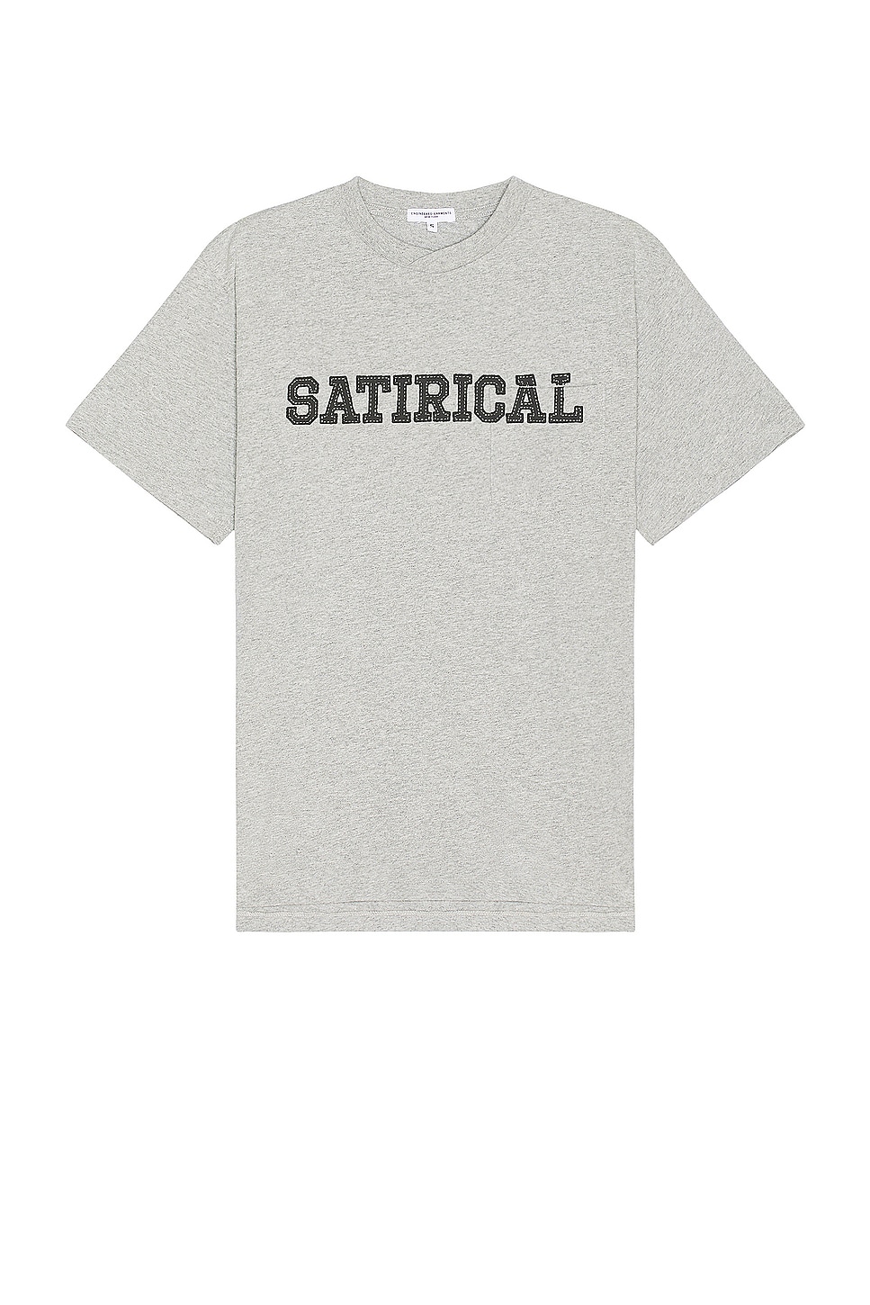 Image 1 of Engineered Garments Cross Crew Neck T-shirt in Grey