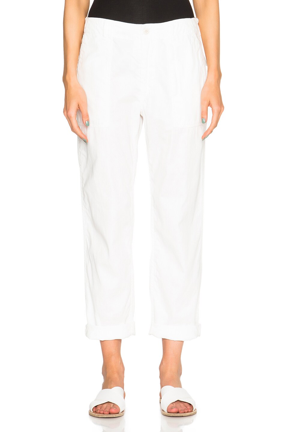 Image 1 of Engineered Garments Fatigue Pants in White Twill