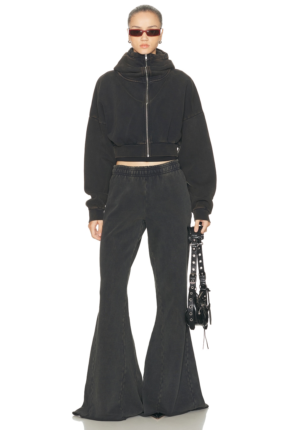 Cropped Full Zip Jacket