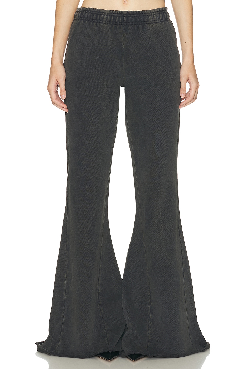 Entire Studios Heavy Flare Pant In Gray
