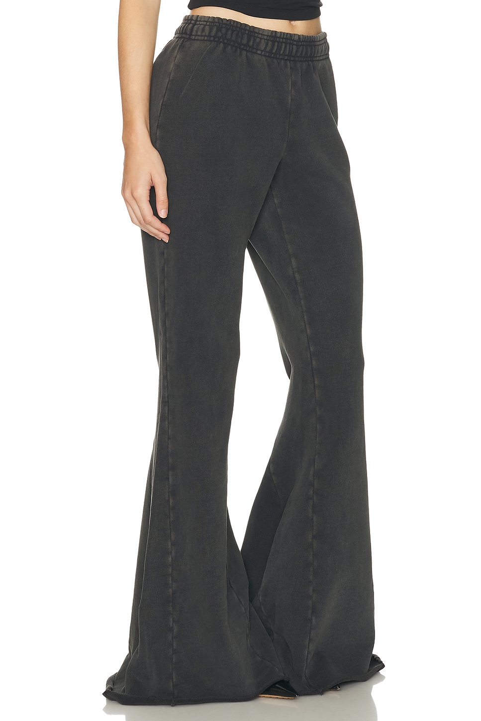 Entire Studios Heavy Flare Pant In Gray