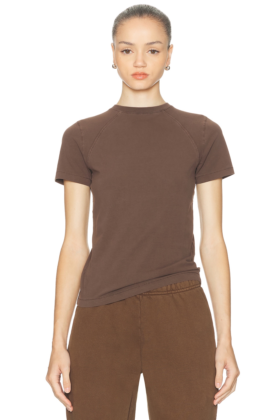 Entire Studios Mini Tee In Brown