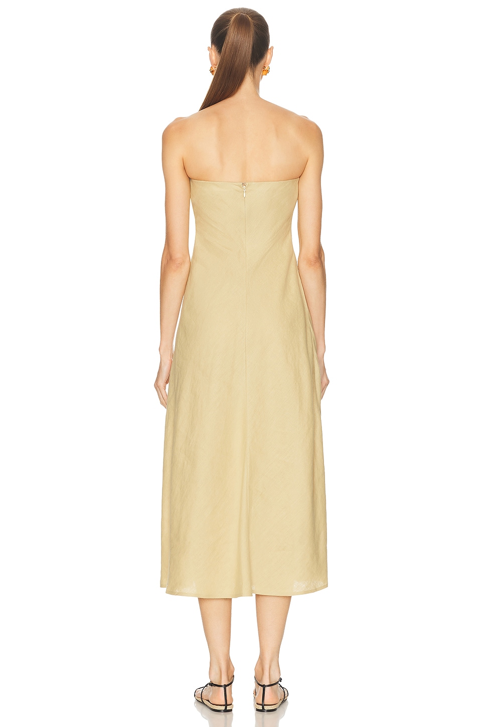 Enza Costa Linen Bias Dress