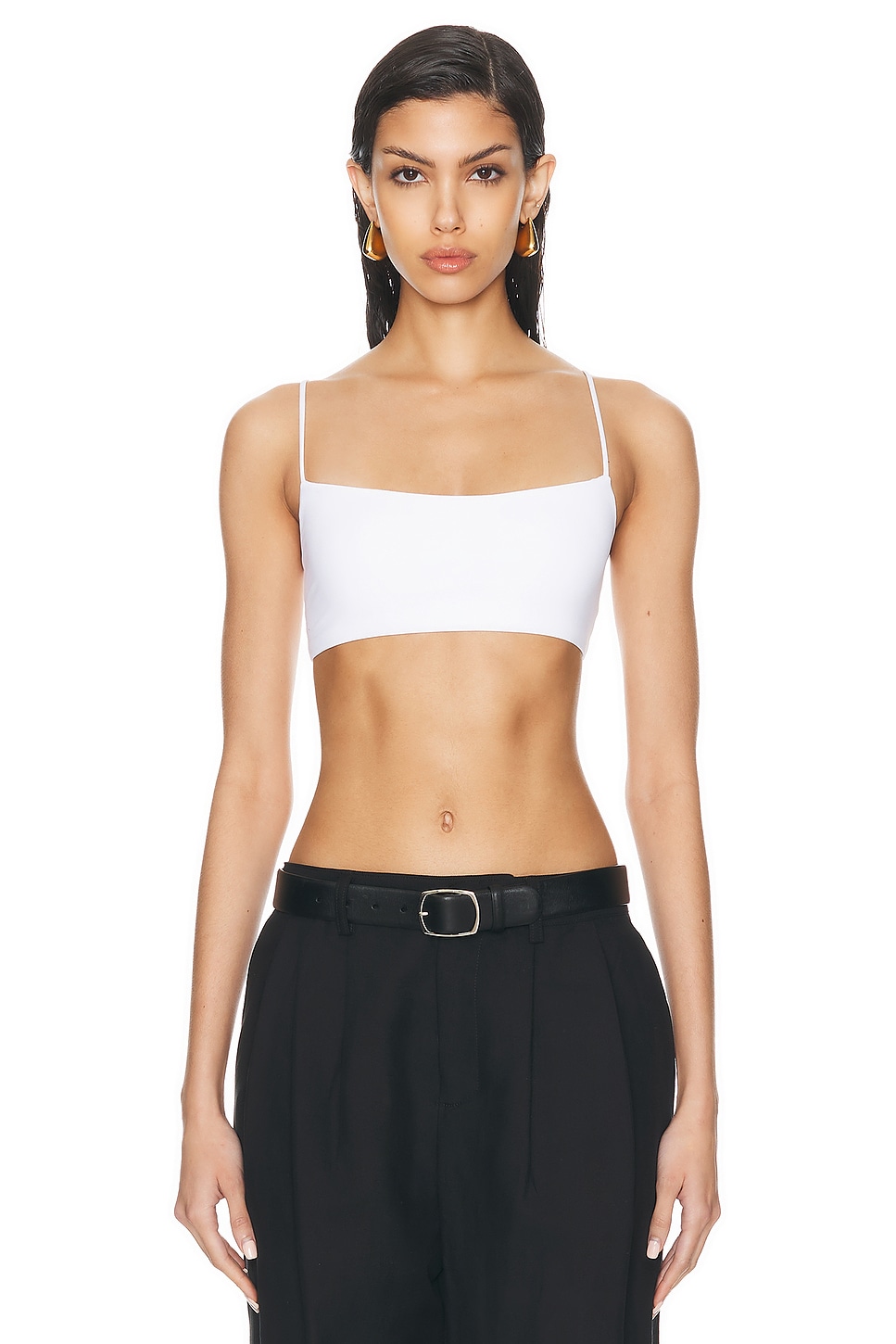 Image 1 of Enza Costa Essential Bralette in White