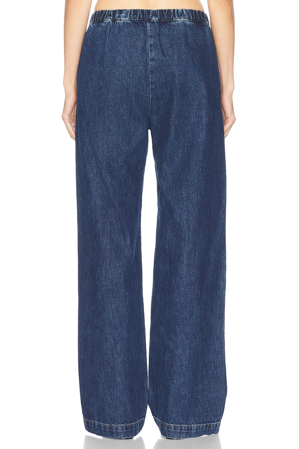 Enza Costa Baggy Straight Leg Jeans