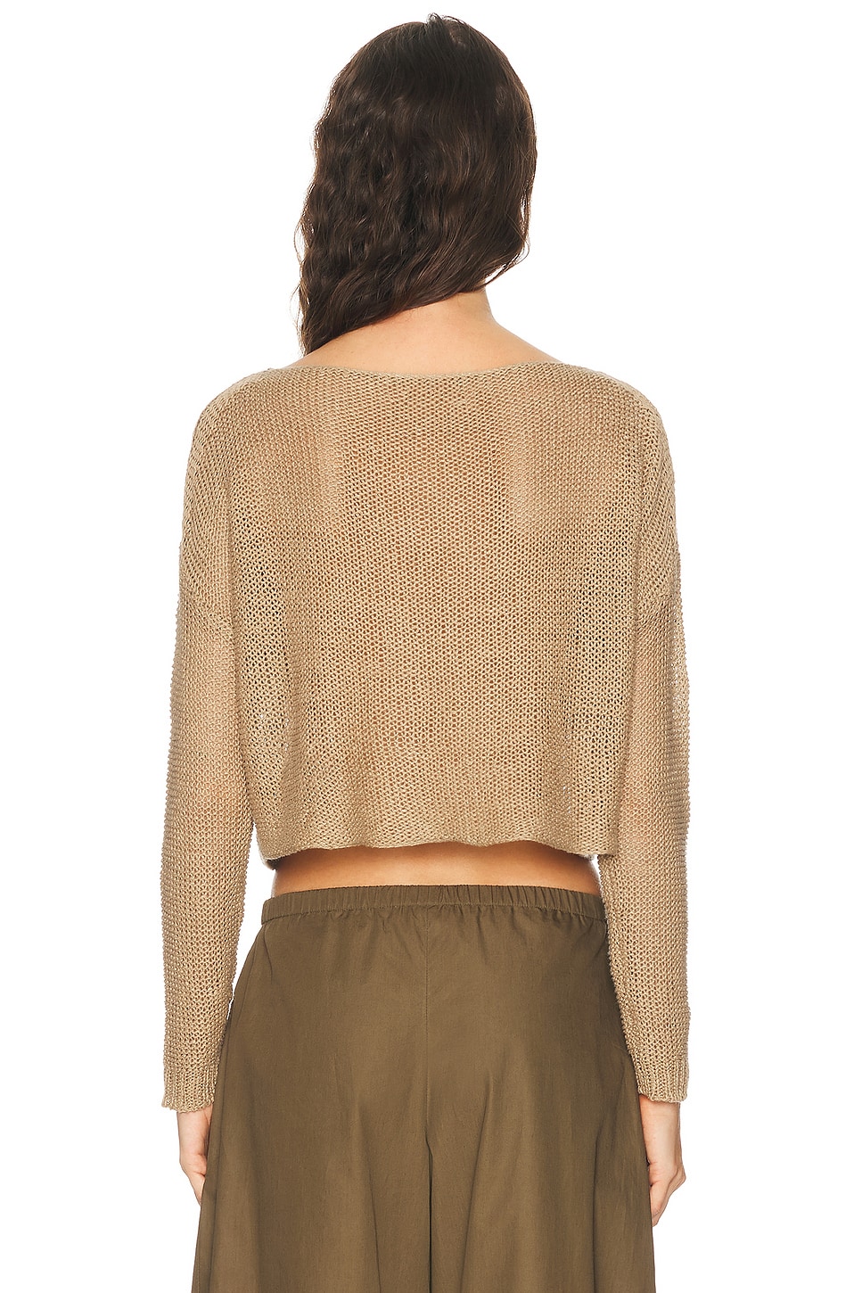 Enza Costa Linen Open Bateau Sweater | Thumbnail 4 Enza Costa Linen Open Bateau Sweater | Thumbnail 4