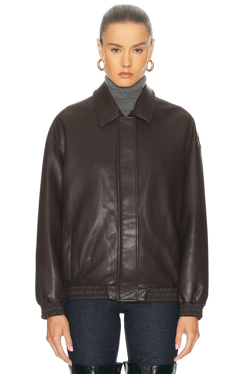 Enza Costa Leather Jacket