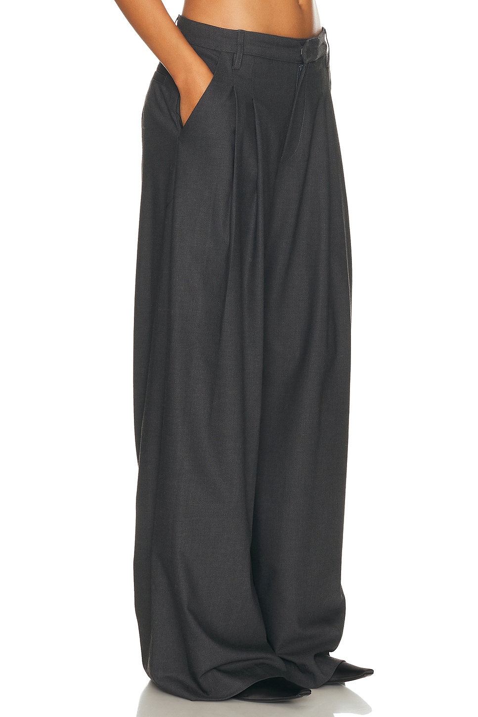 Enza Costa Easy Pleated Wide Leg Pant thumbnail