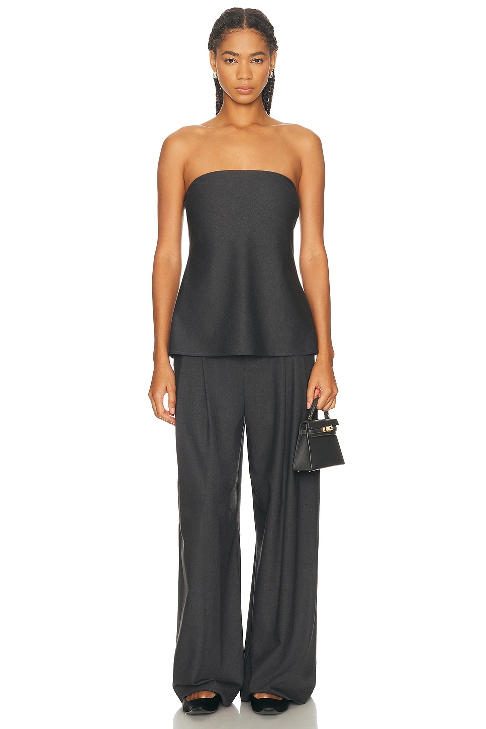 Enza Costa Easy Pleated Wide Leg Pant thumbnail