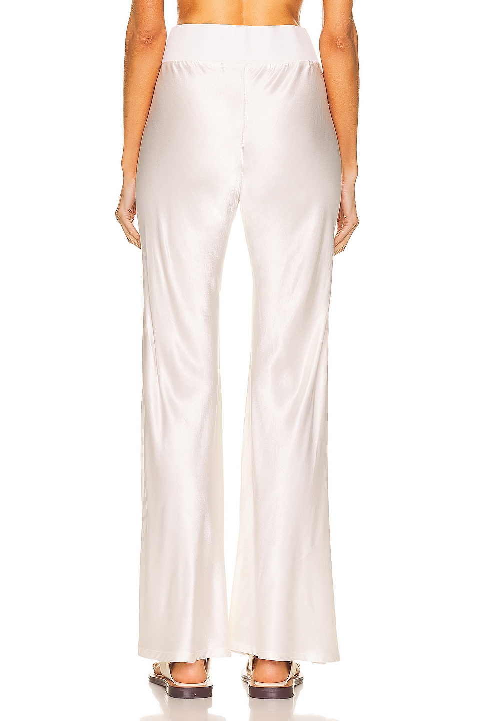 Enza Costa Bias Cut Satin Pant