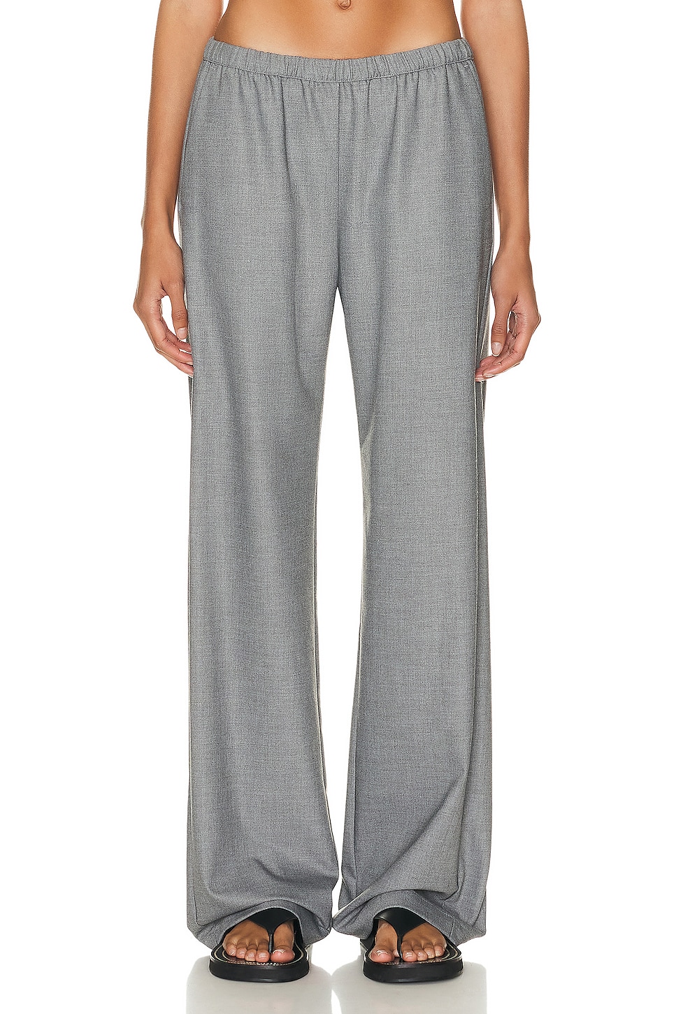 Image 1 of Enza Costa Everywhere Suit Pant in Light Grey