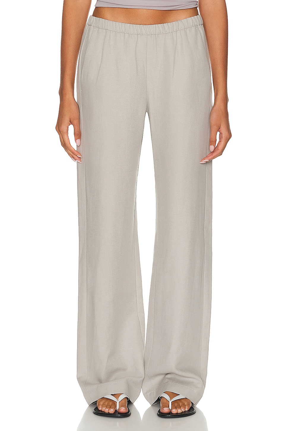 Image 1 of Enza Costa Twill Everywhere Pant in Limestone